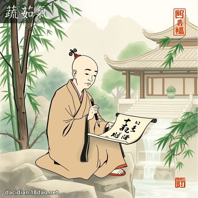 蔬茹氣 - 國語大辭典配圖