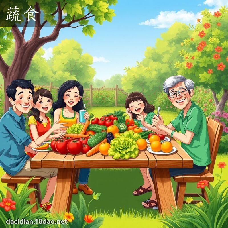 蔬食 - 国语大辞典配图