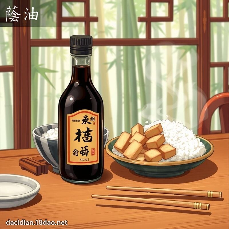 蔭油 - 國語大辭典配圖