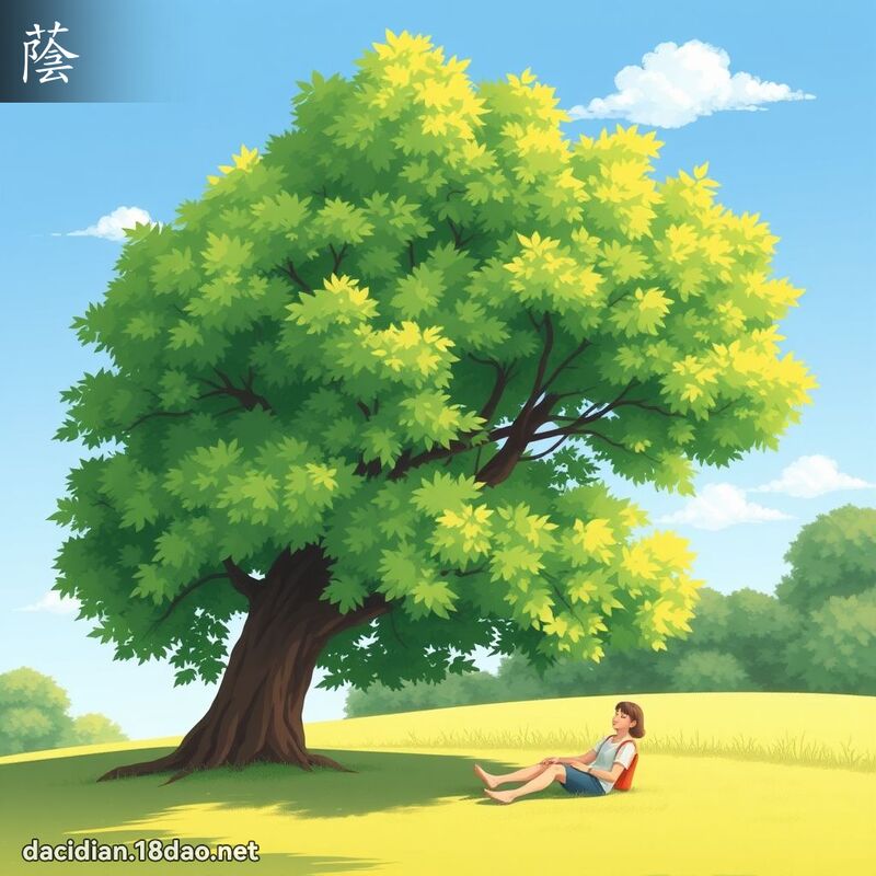 蔭 - 國語大辭典配圖