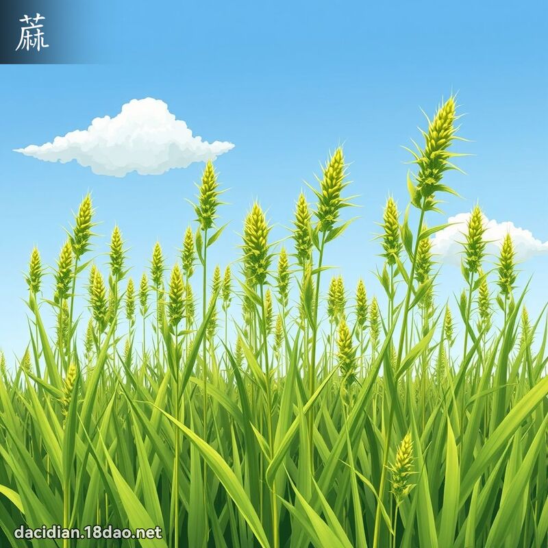 蔴 - 國語大辭典配圖