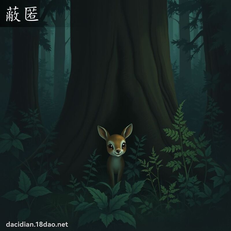 蔽匿 - 国语大辞典配图