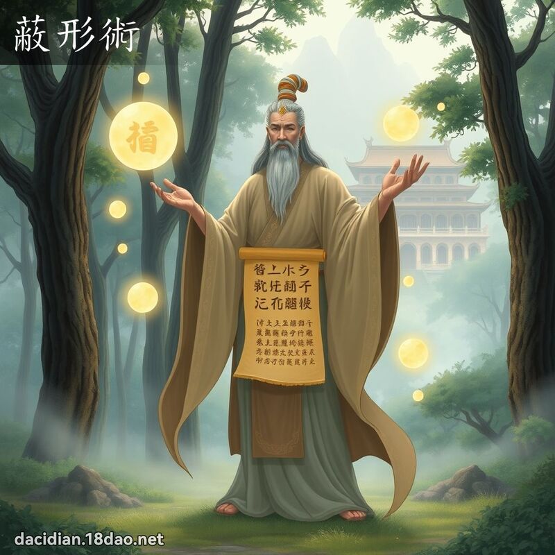 蔽形术 - 国语大辞典配图