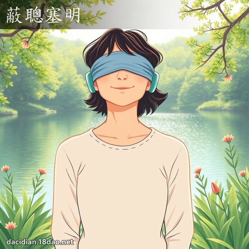 蔽聪塞明 - 国语大辞典配图