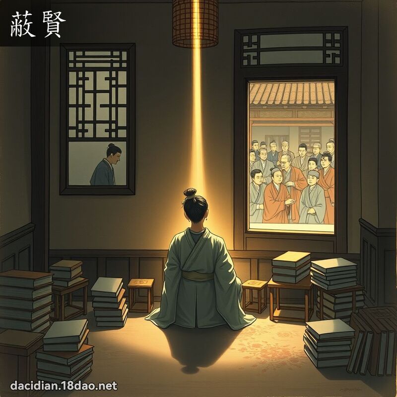 蔽贤 - 国语大辞典配图