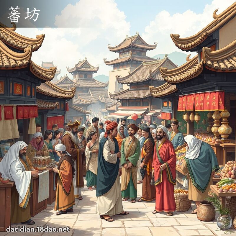 蕃坊 - 國語大辭典配圖