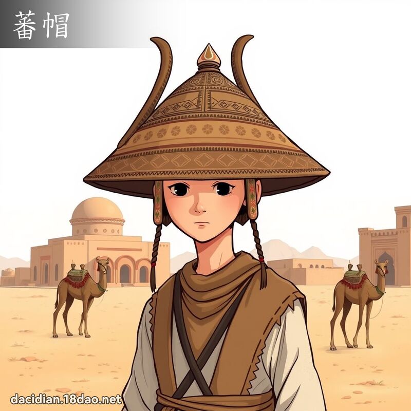 蕃帽 - 国语大辞典配图