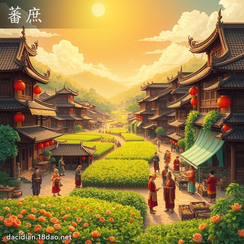蕃庶 - 國語大辭典配圖