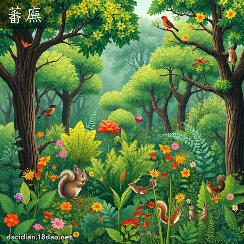 蕃廡 - 國語大辭典配圖