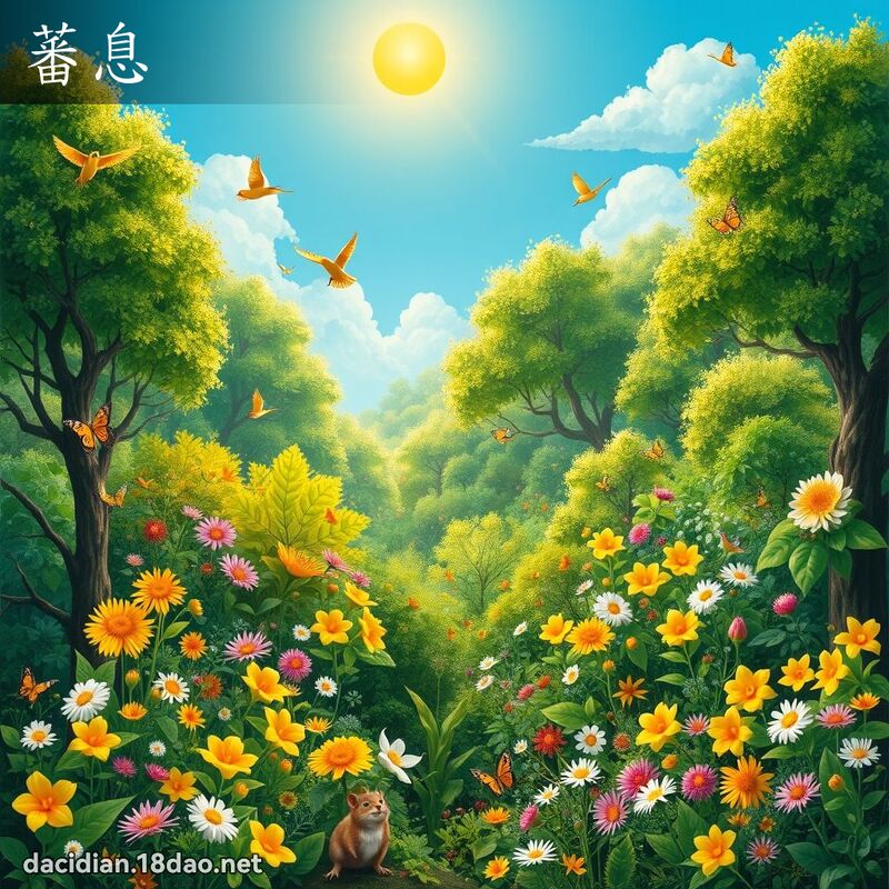 蕃息 - 國語大辭典配圖
