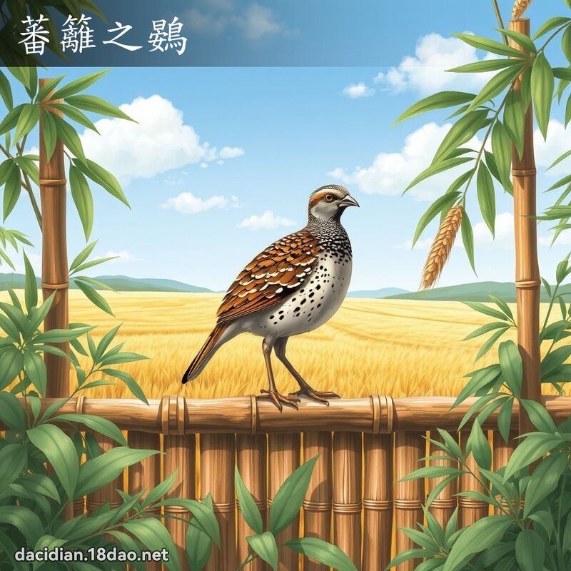 蕃篱之鷃 - 国语大辞典配图