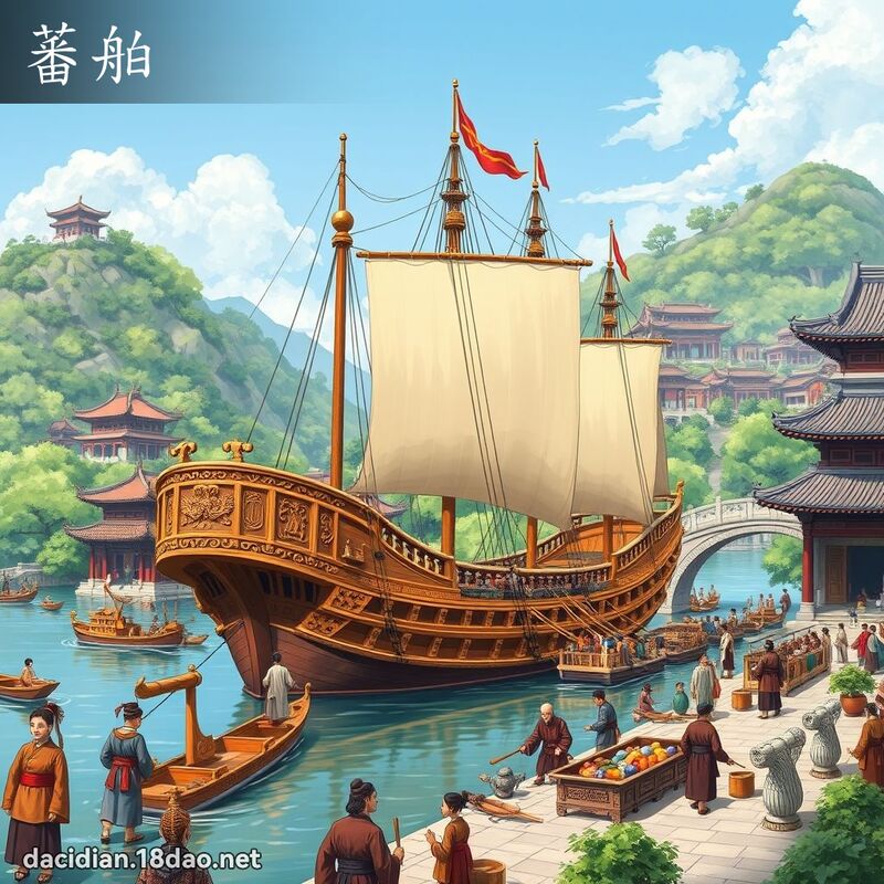 蕃舶 - 国语大辞典配图