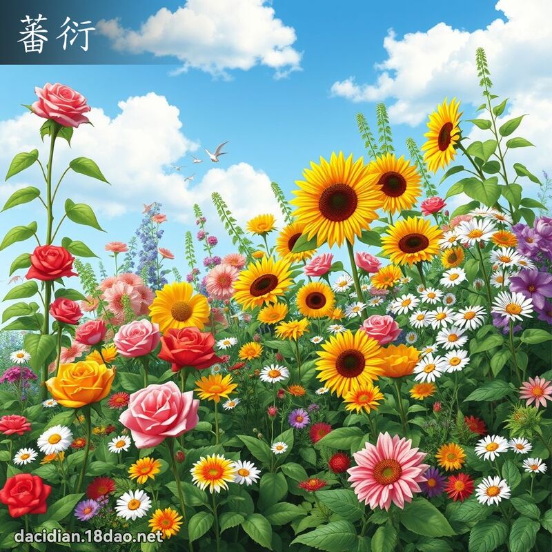 蕃衍 - 國語大辭典配圖