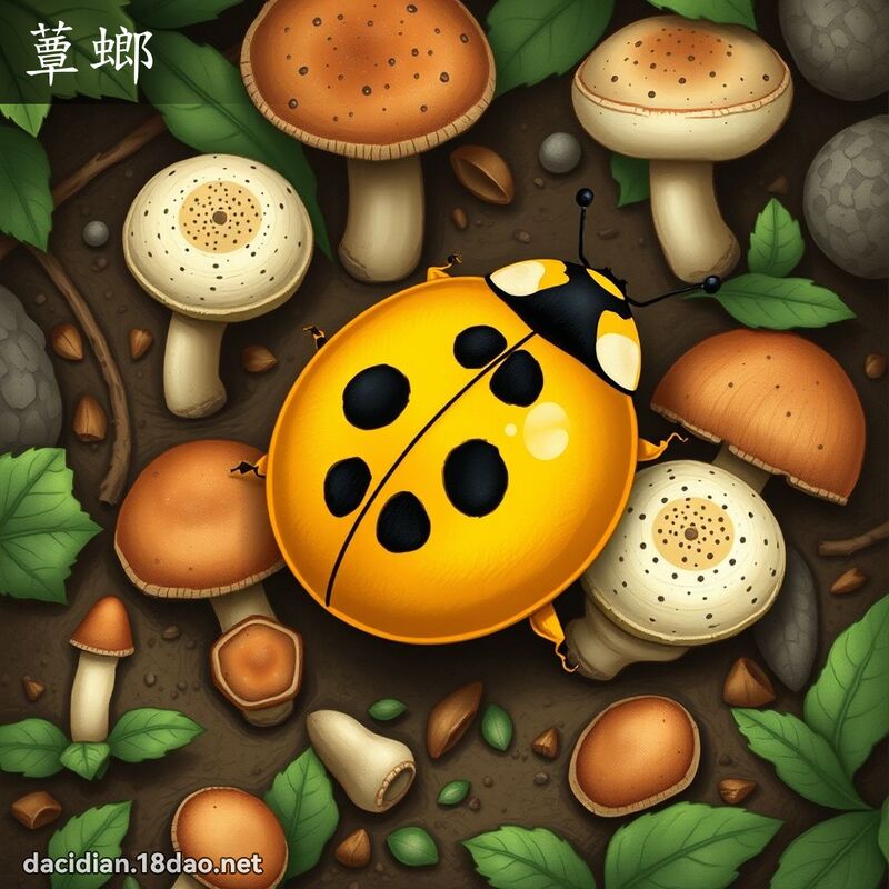 蕈螂 - 國語大辭典配圖