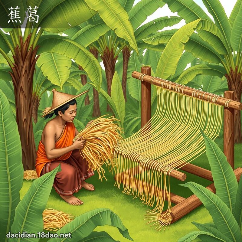 蕉葛 - 國語大辭典配圖