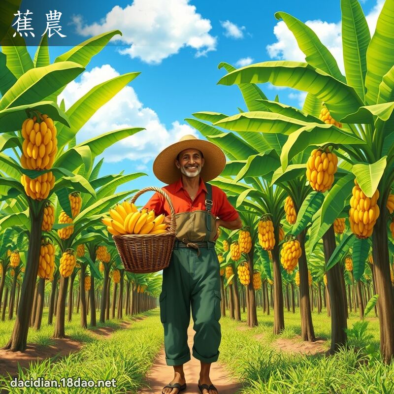 蕉農 - 國語大辭典配圖