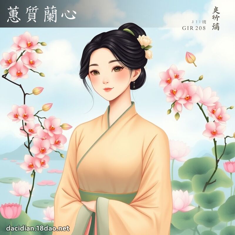 蕙质兰心 - 国语大辞典配图