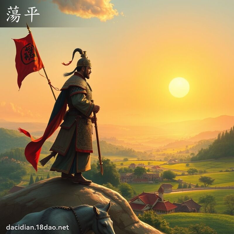 荡平 - 国语大辞典配图