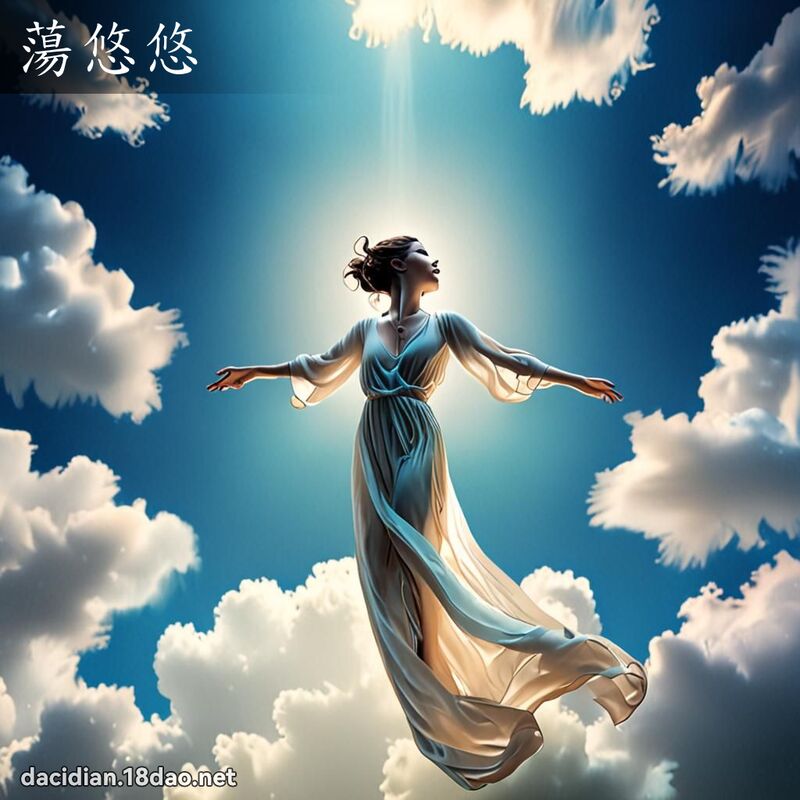 荡悠悠 - 国语大辞典配图