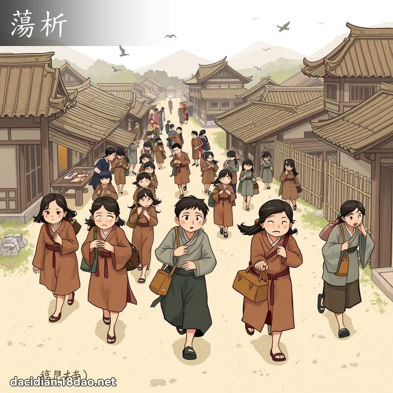 荡析 - 国语大辞典配图