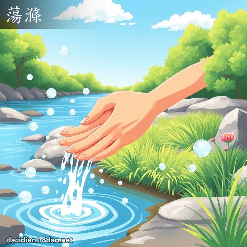 荡涤 - 国语大辞典配图