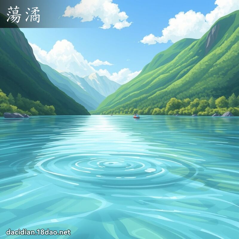 蕩潏 - 國語大辭典配圖
