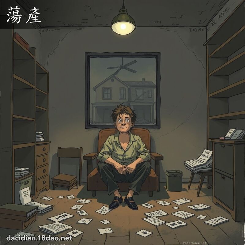 蕩產 - 國語大辭典配圖