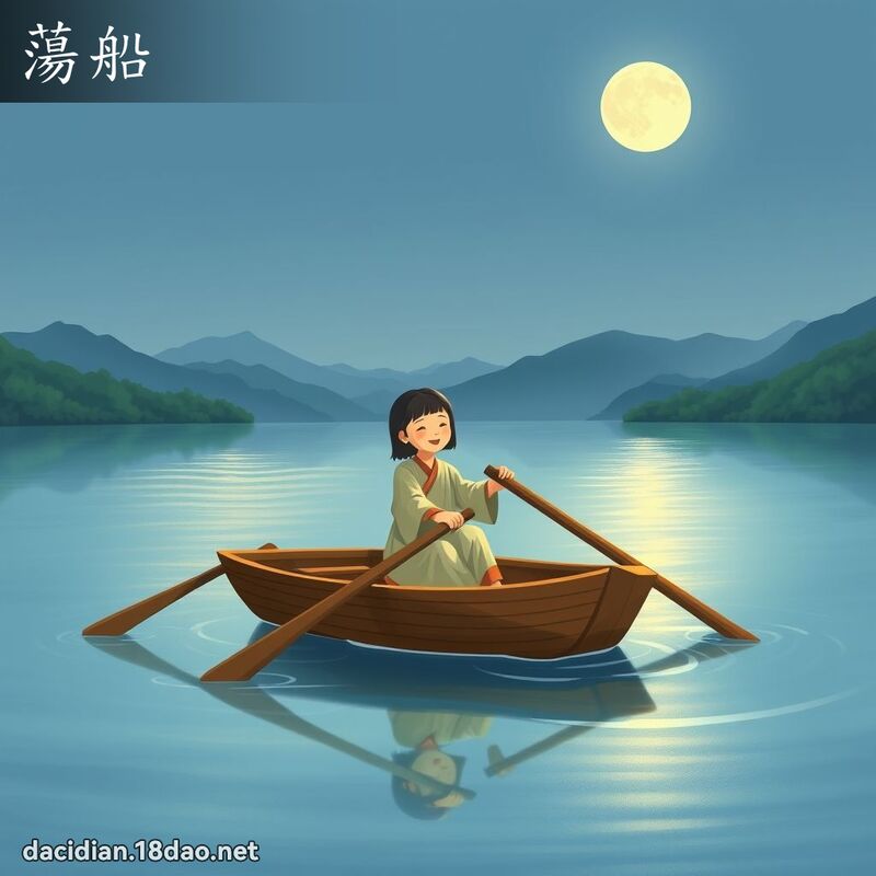 荡船 - 国语大辞典配图