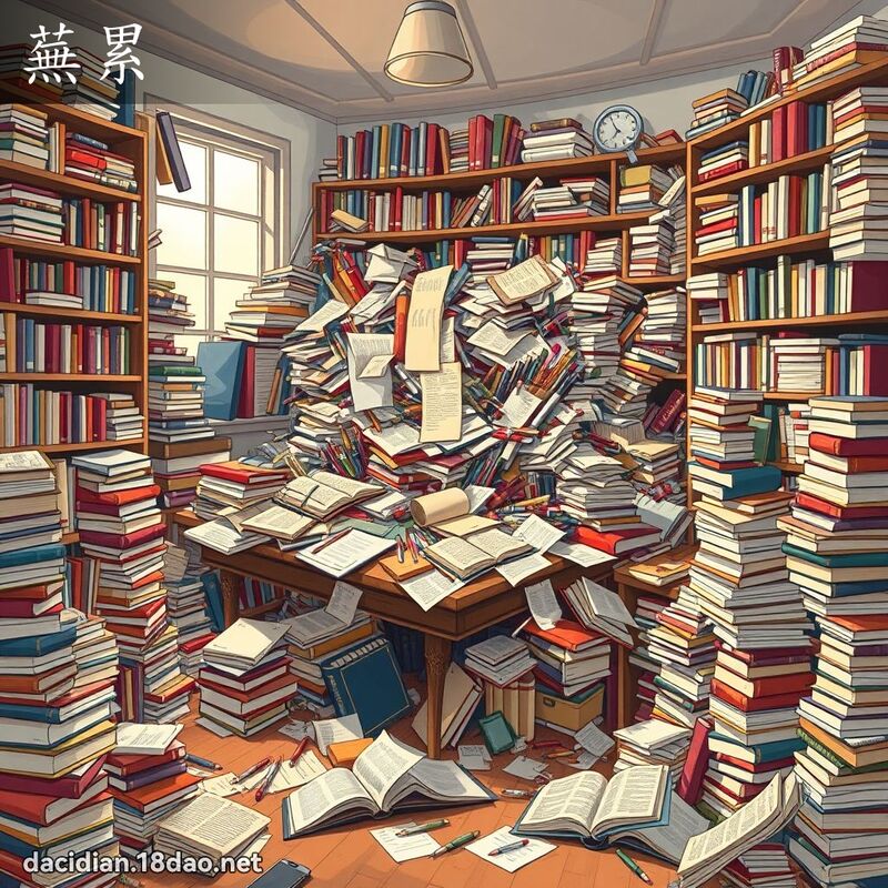 芜累 - 国语大辞典配图