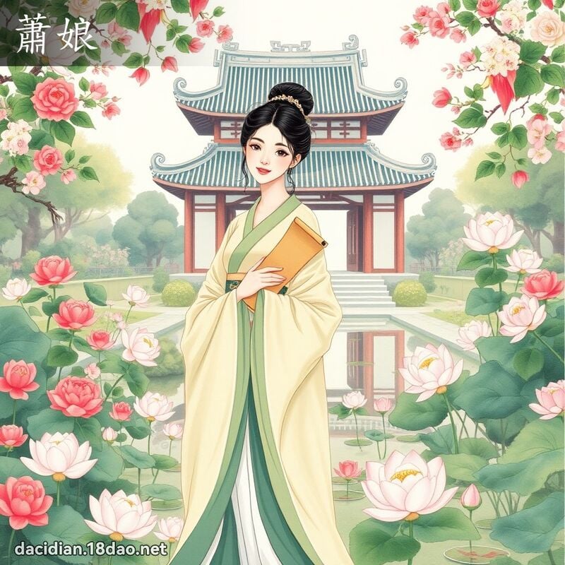 萧娘 - 国语大辞典配图