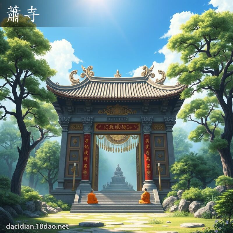 蕭寺 - 國語大辭典配圖