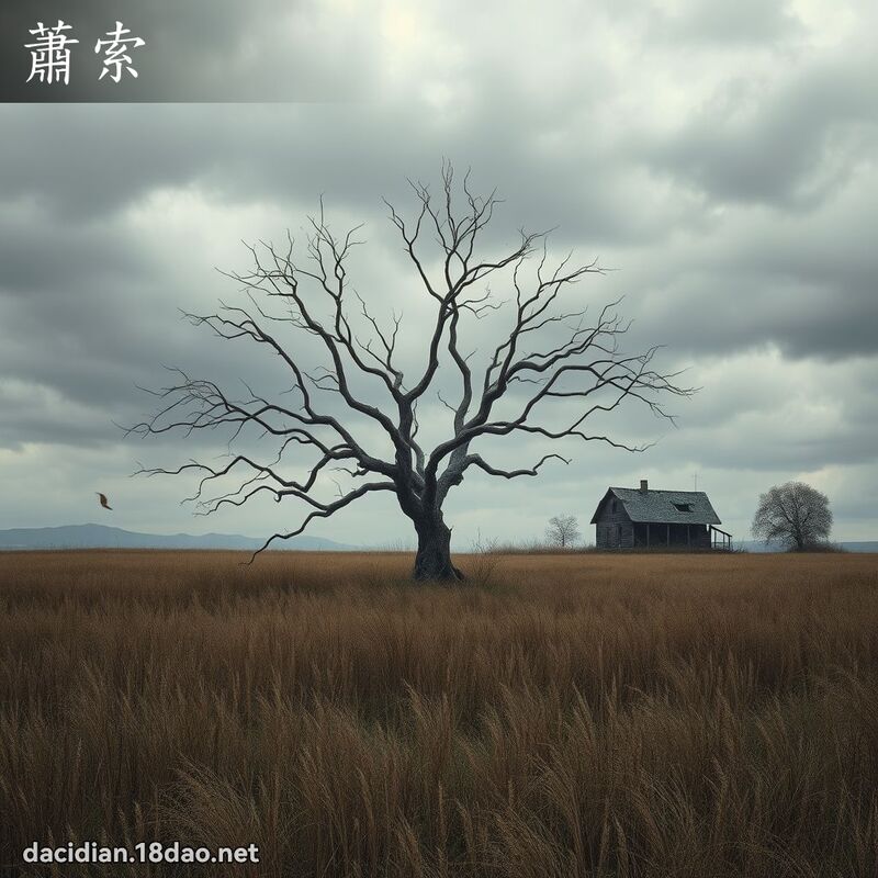 萧索 - 国语大辞典配图