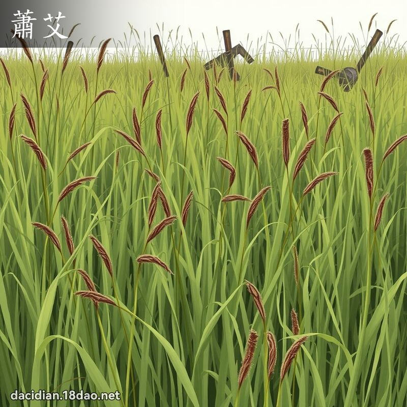 蕭艾 - 國語大辭典配圖