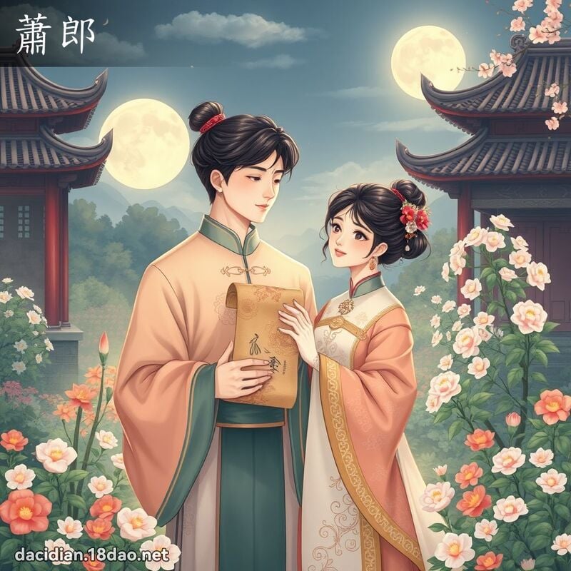 萧郎 - 国语大辞典配图