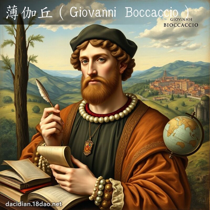 薄伽丘（Giovanni Boccaccio） - 国语大辞典配图