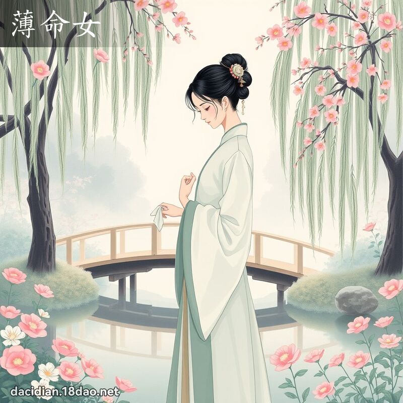 薄命女 - 國語大辭典配圖