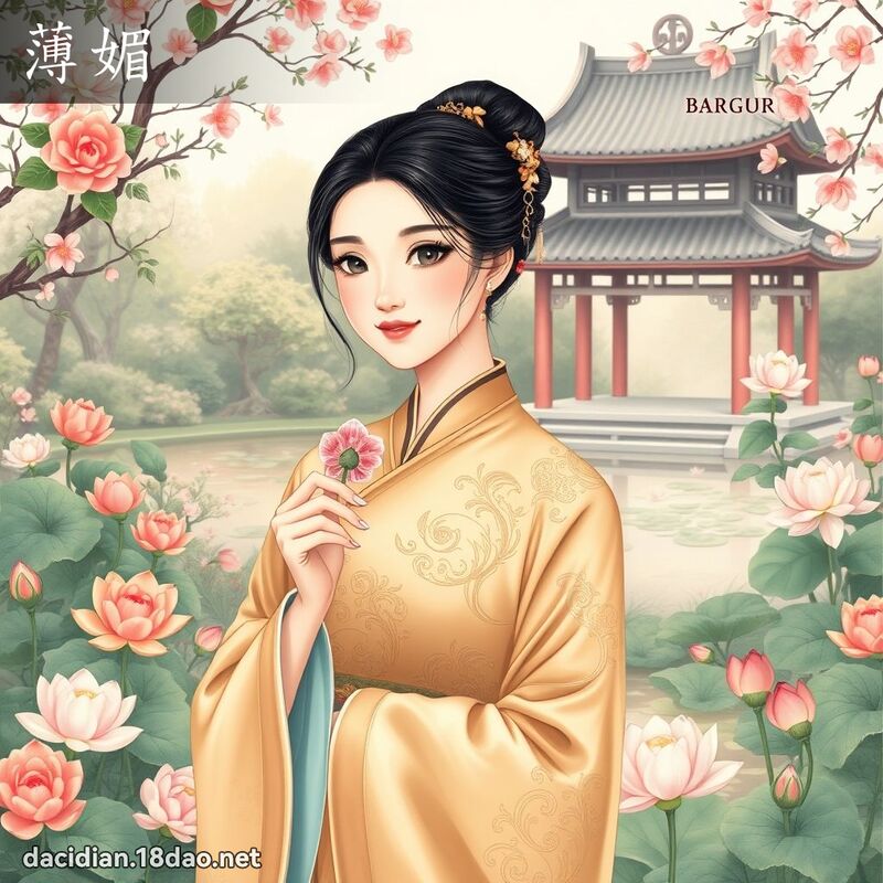 薄媚 - 國語大辭典配圖
