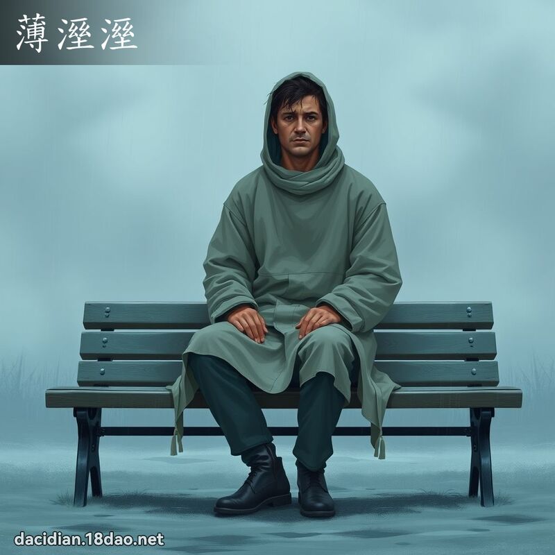薄溼溼 - 國語大辭典配圖