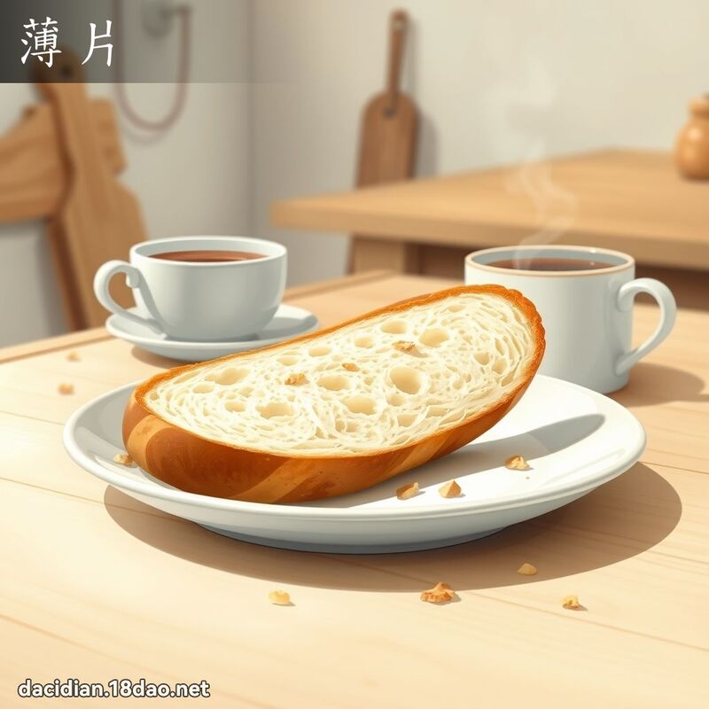 薄片 - 國語大辭典配圖