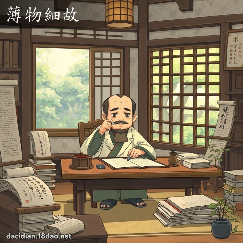 薄物細故 - 國語大辭典配圖