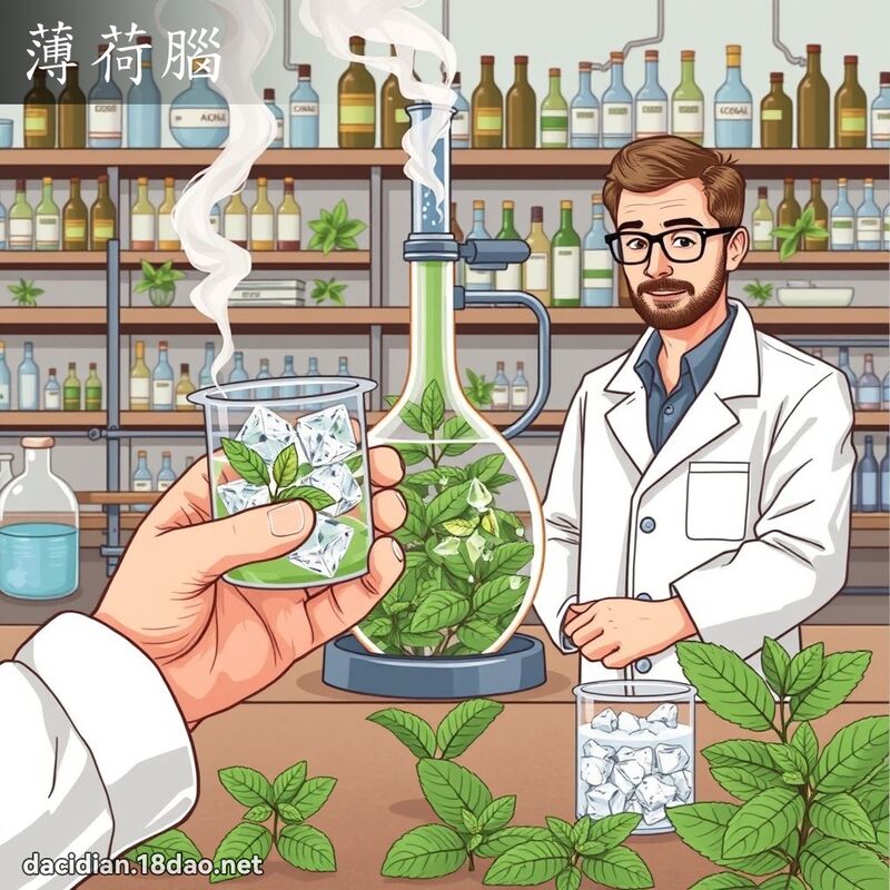薄荷腦 - 國語大辭典配圖