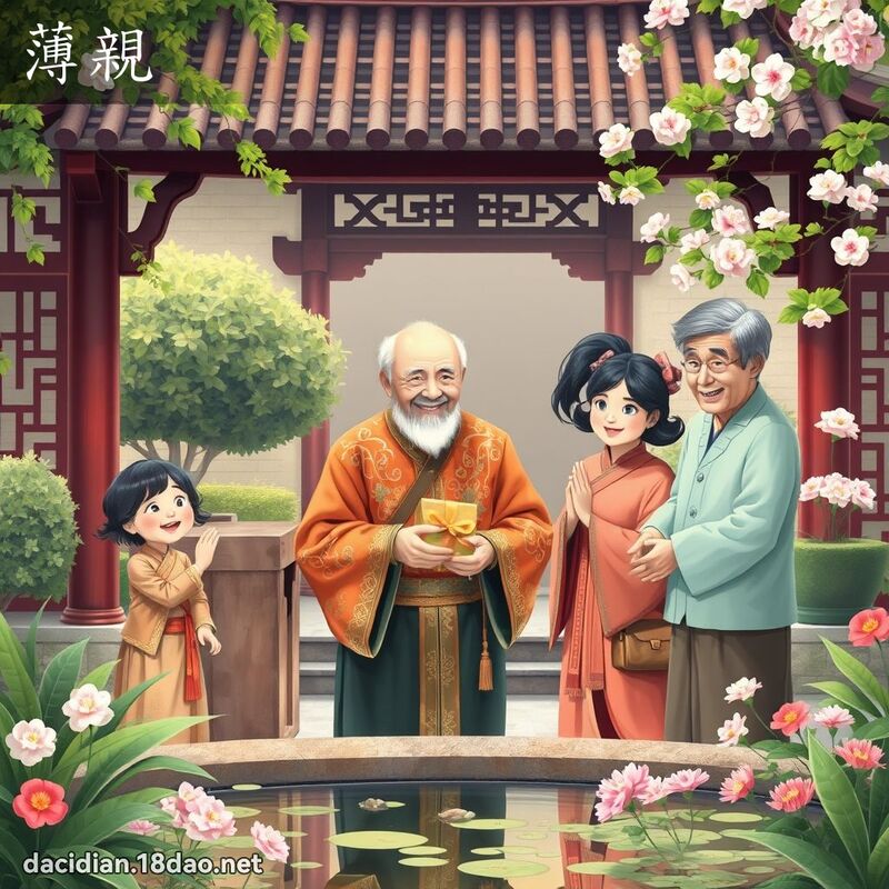 薄親 - 國語大辭典配圖