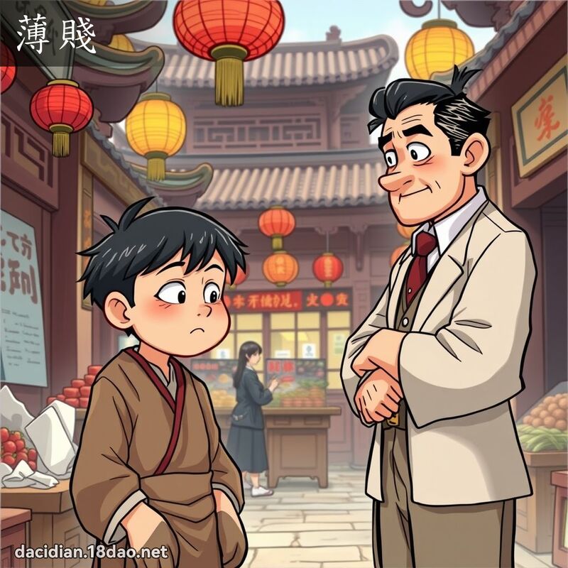 薄賤 - 國語大辭典配圖