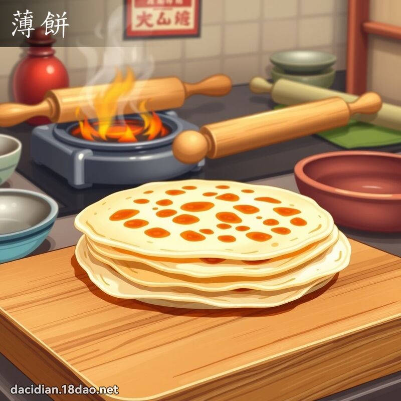 薄餅 - 國語大辭典配圖
