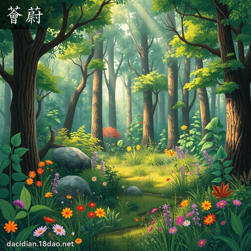 薈蔚 - 國語大辭典配圖