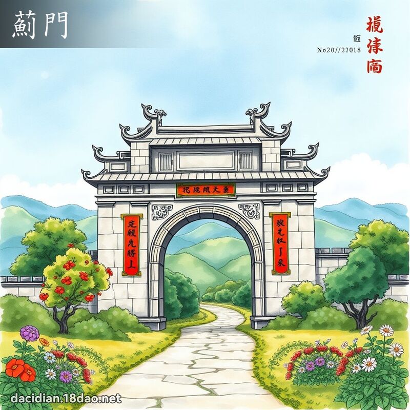 薊門 - 國語大辭典配圖