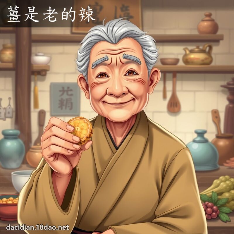 薑是老的辣 - 國語大辭典配圖