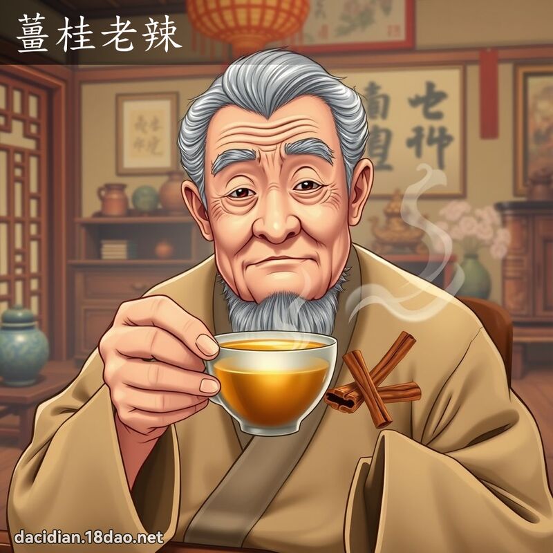 薑桂老辣 - 國語大辭典配圖