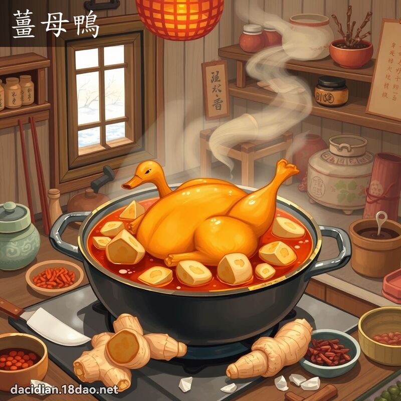 姜母鸭 - 国语大辞典配图