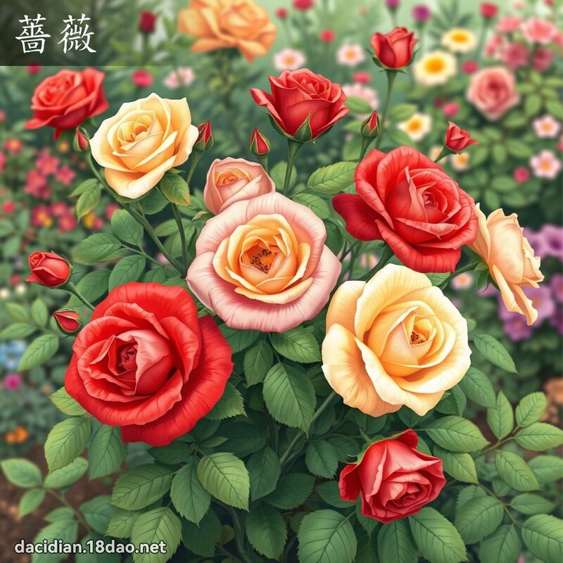 薔薇 - 國語大辭典配圖